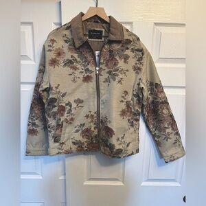 Abercrombie & Fitch Jacket Floral Design